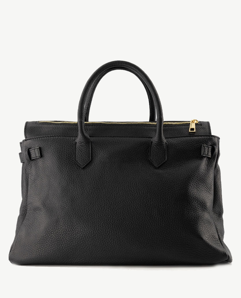 Tas - Birdie Large - Leer - Zwart