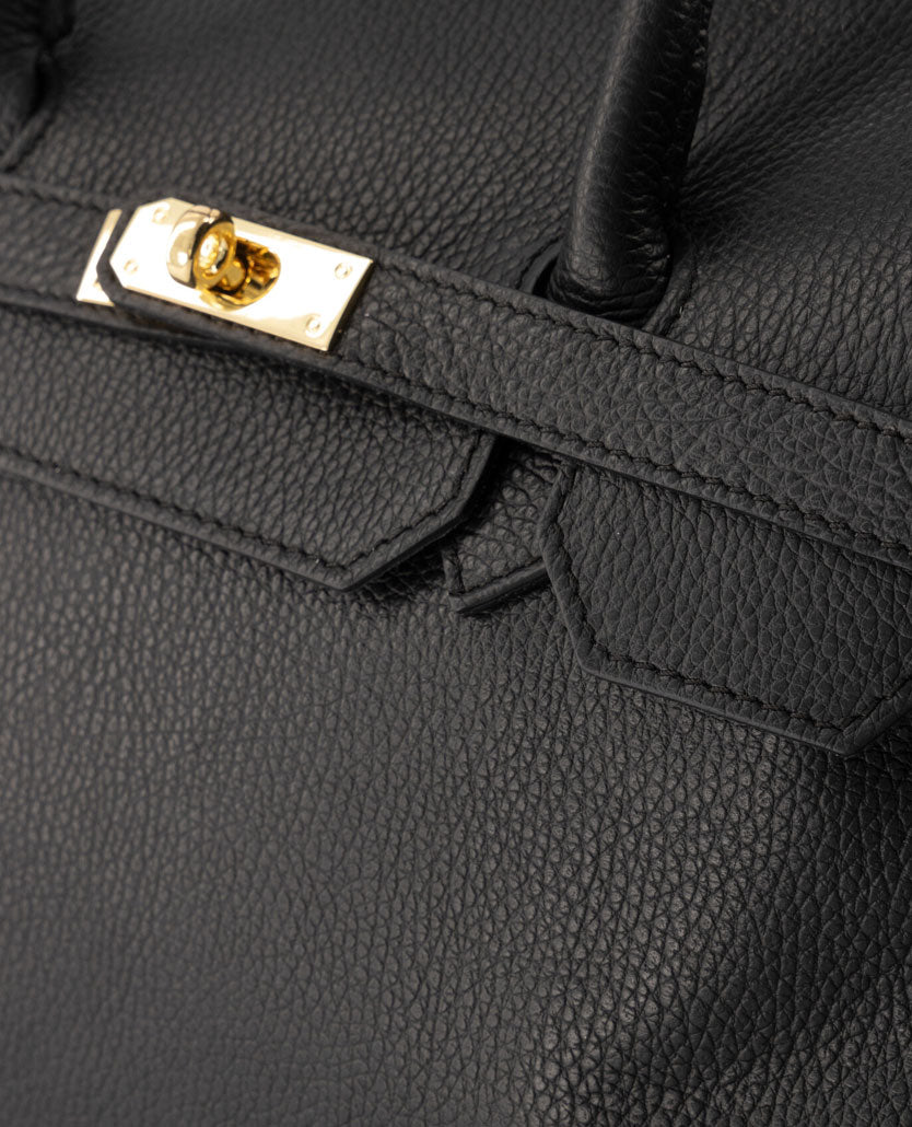 Tas - Birdie Large - Leer - Zwart
