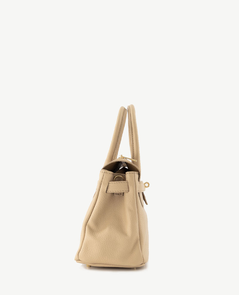 Tas - Birdie Klein - Leer - Beige