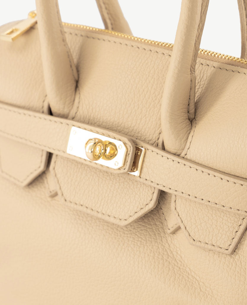 Tas - Birdie Klein - Leer - Beige