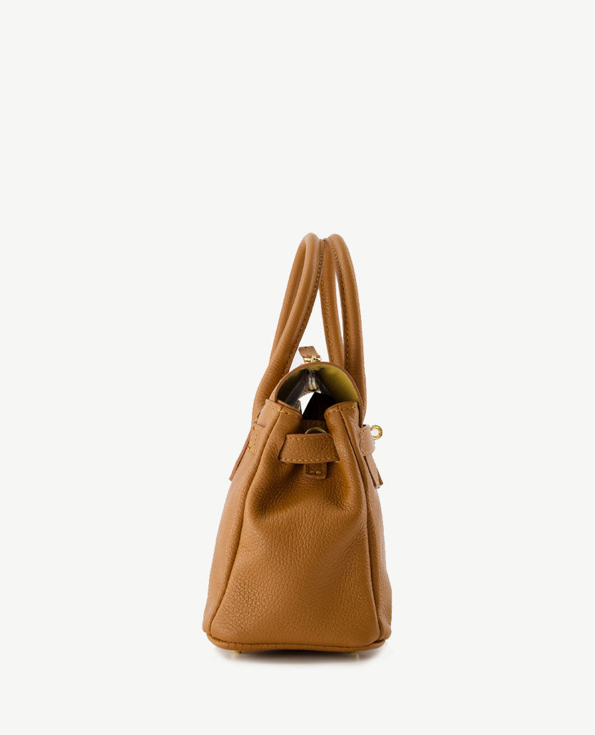 Tas - Birdie Klein - Leer - Cognac