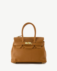 Tas - Birdie Klein - Leer - Cognac