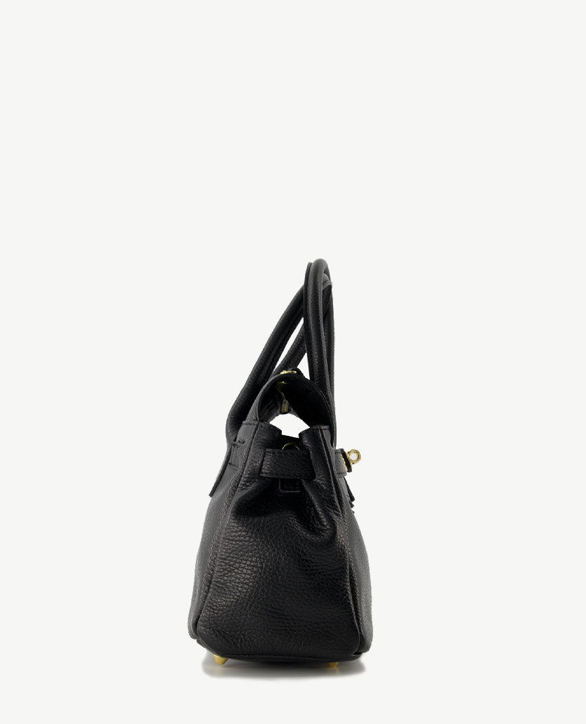 Tas - Birdie Klein - Leer - Zwart