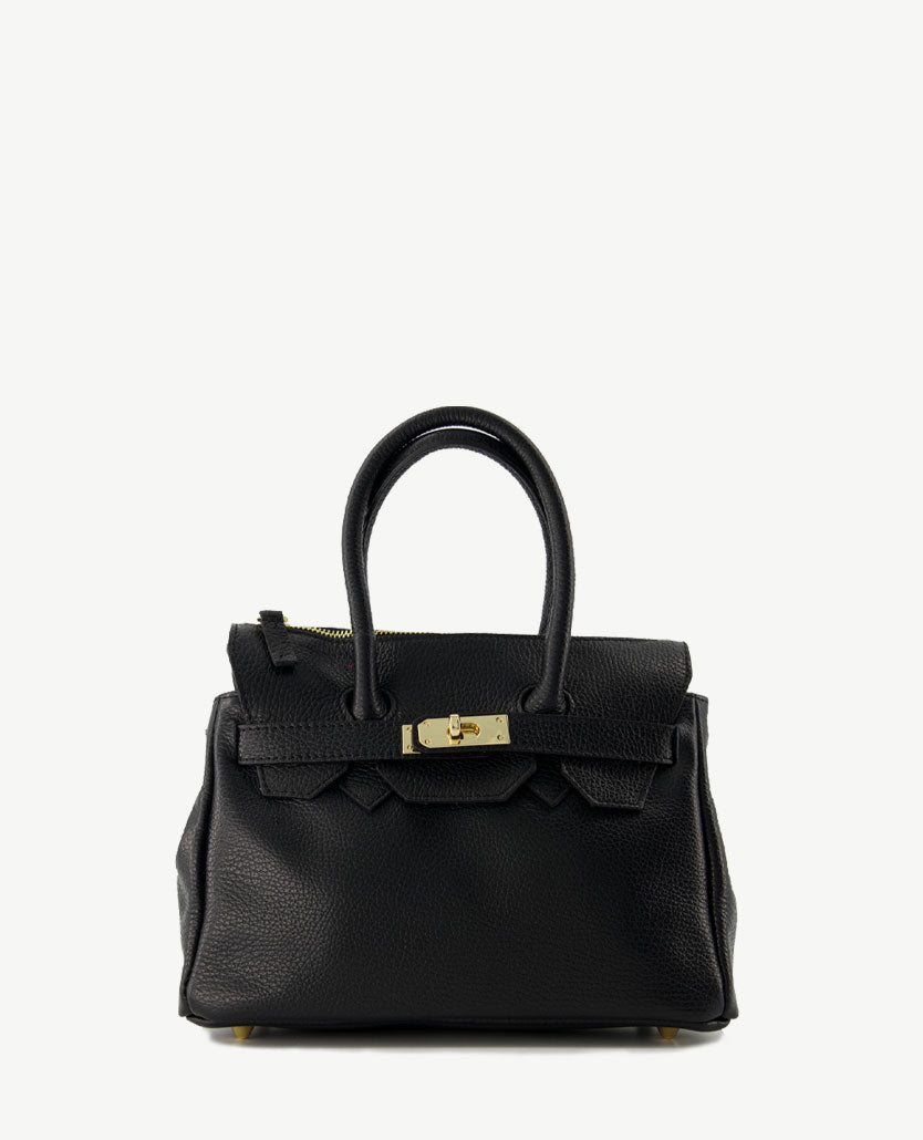 Tas - Birdie Klein - Leer - Zwart