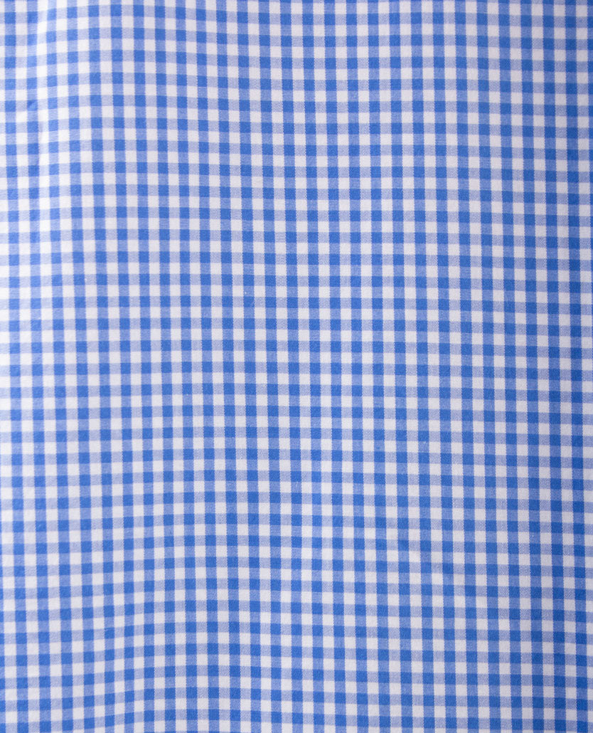 Brax - Dan C - Overhemd in ruitje - Blue wit