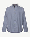 Brax - Daniel C - Flanel - pied de poule - Blauw met wit