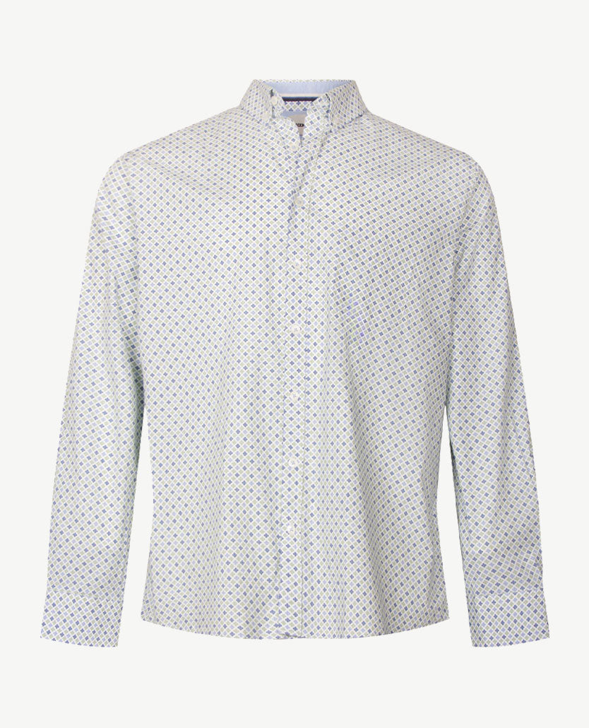 Brax - Daniel P - Katoen - Werkje met groen, blauw en wit