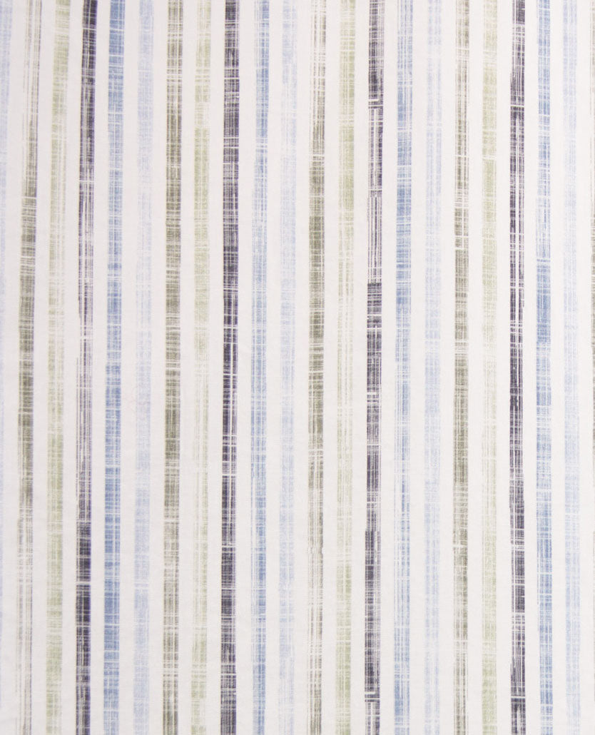 Brax - Daniel S - Overhemd - Streep Navy met kahki, blue en wit