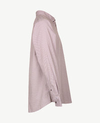 Brax - Herenoverhemd - Daniel P - Werkje met navy, choco en off-white