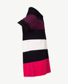 Brax - Polo Pio - Jersey - Streep marine, bordeaux, pink en wit