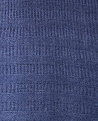 Brax - Gebreide herenpolo Steffen - met rits - Rafblauw