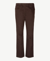 Brax Raphaela - Lavina Straight - Instapbroek dames met elastische band - Katoen - Choco