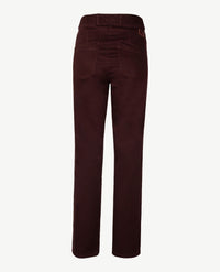 Brax Raphaela - Lavina Straight - Instapbroek dames met elastische band - Katoen - Merlot