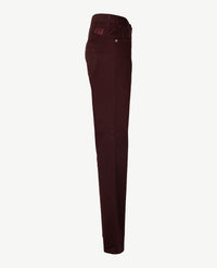 Brax Raphaela - Lavina Straight - Instapbroek dames met elastische band - Katoen - Merlot
