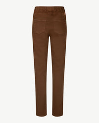 Brax Raphaela - Lavina Joy - Instapbroek dames met elastische band - Jeans - Hazelnut