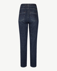 Brax Raphaela - Lavina Joy - Instapbroek dames - Elastiek rondom - jeans - Washed dark blue