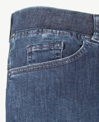 Brax Raphaela - Lavina Joy - Instapbroek dames - Elastiek rondom - jeans - Washed dark blue