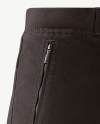 Brax Raphaela - Lavina Zip - Elastiek rondom - Winter katoen - Korte lengte - Zwart