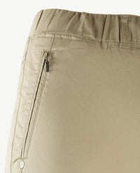 Brax Raphaela - Lavina Zip 6-8 lengte - Elastiek rondom - katoen - Licht khaki