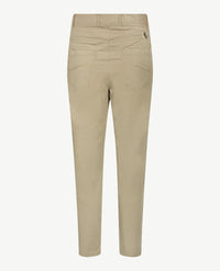 Brax Raphaela - Lavina Zip 6-8 lengte - Elastiek rondom - katoen - Licht khaki