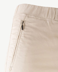 Brax Raphaela - Lavina Zip 6-8 lengte - Elastiek rondom - katoen - Cream