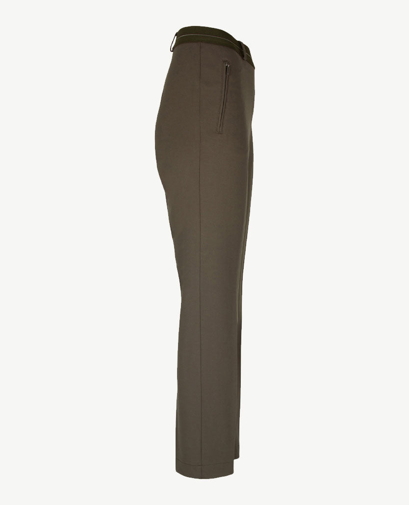 Brax Raphaela - Lillyth - Elastiek rondom jersey - Normale lengte - Mosgroen