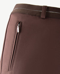 Brax Raphaela - Lillyth - Instapbroek dames met elastische band - jersey - Choco