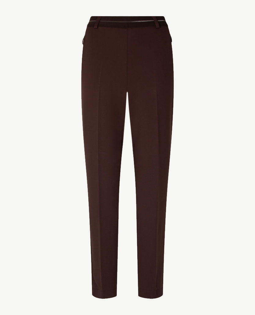Brax Raphaela - Lillyth - Instapbroek dames met elastische band - jersey - Choco