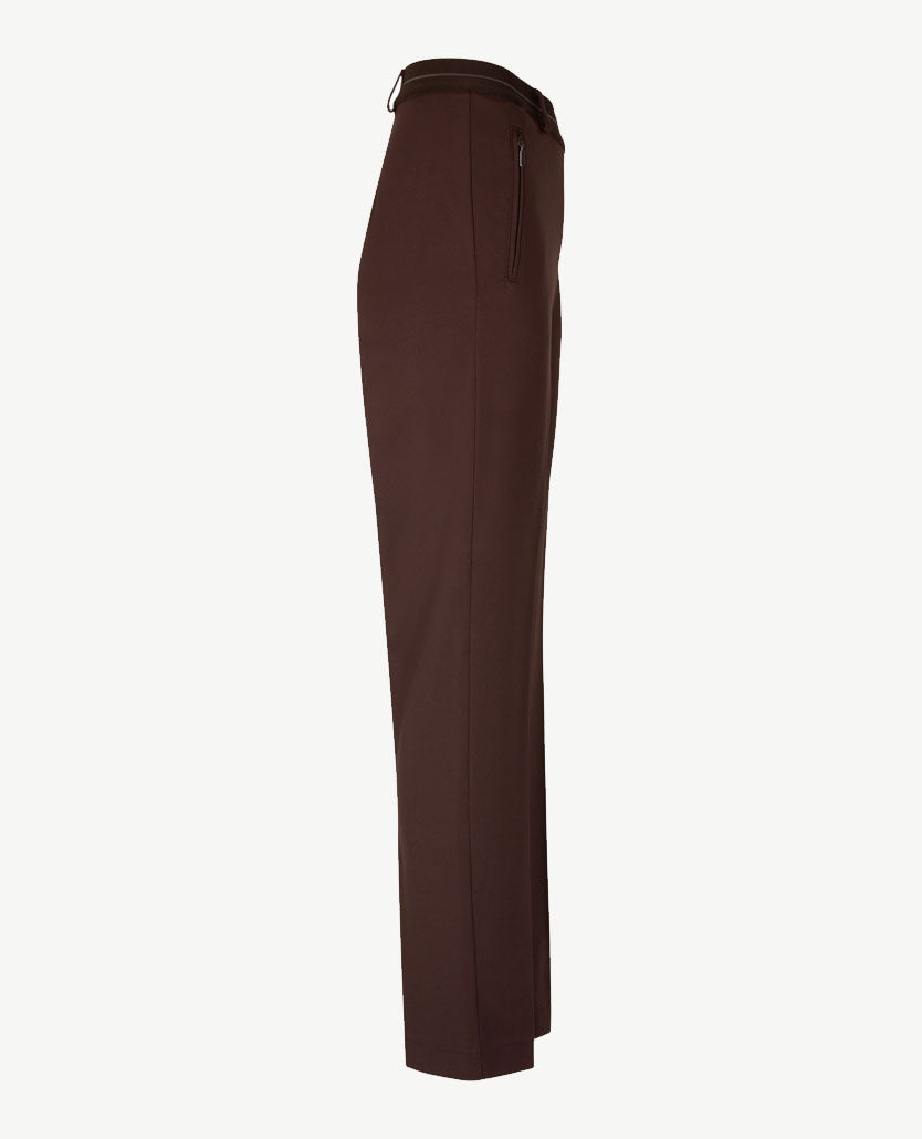 Brax Raphaela - Lillyth - Instapbroek dames met elastische band - jersey - Choco