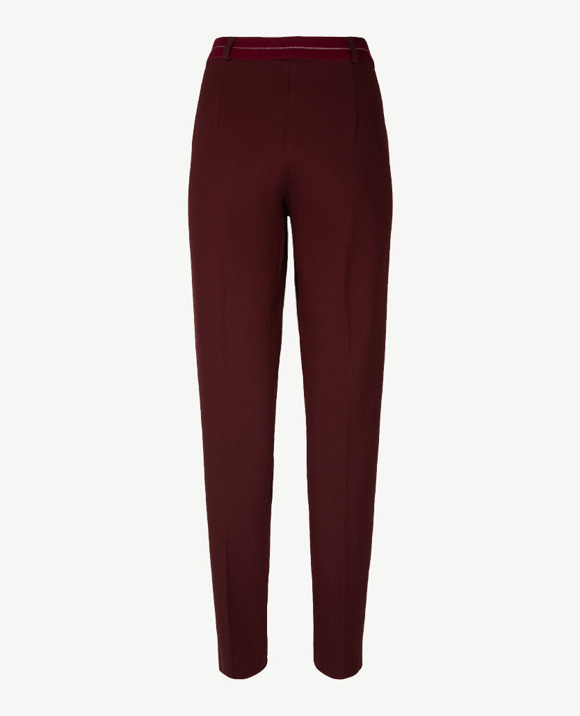 Brax Raphaela - Lillyth - Instapbroek dames met elastische band - jersey - Merlot