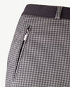 Brax Raphaela - Lillyth - Elastiek rondom jersey -  Normale lengte - Pied de poule - Zwart met antraciet grijs