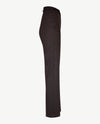 Brax Raphaela - Lillyth - Elastiek rondom jersey -  Normale lengte - Pied de cocq - Zwart met bordeaux