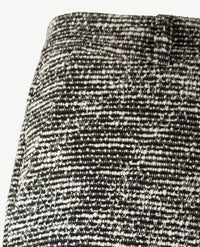 Brax Raphaela - Lillyth flared - Elastiek rondom jersey - Normale lengte - Chanel jersey - Zwart, wit  en zilverdraad