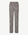 Brax Raphaela - Lillyth flared - Elastiek rondom jersey - Normale lengte - Chanel jersey - Zwart, wit  en zilverdraad