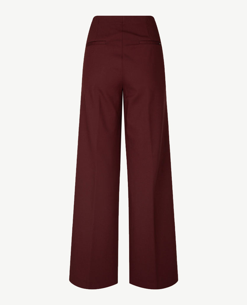 Brax Raphaela - Lillyth  Flared new - Instapbroek dames met elastische band - jersey - Merlot