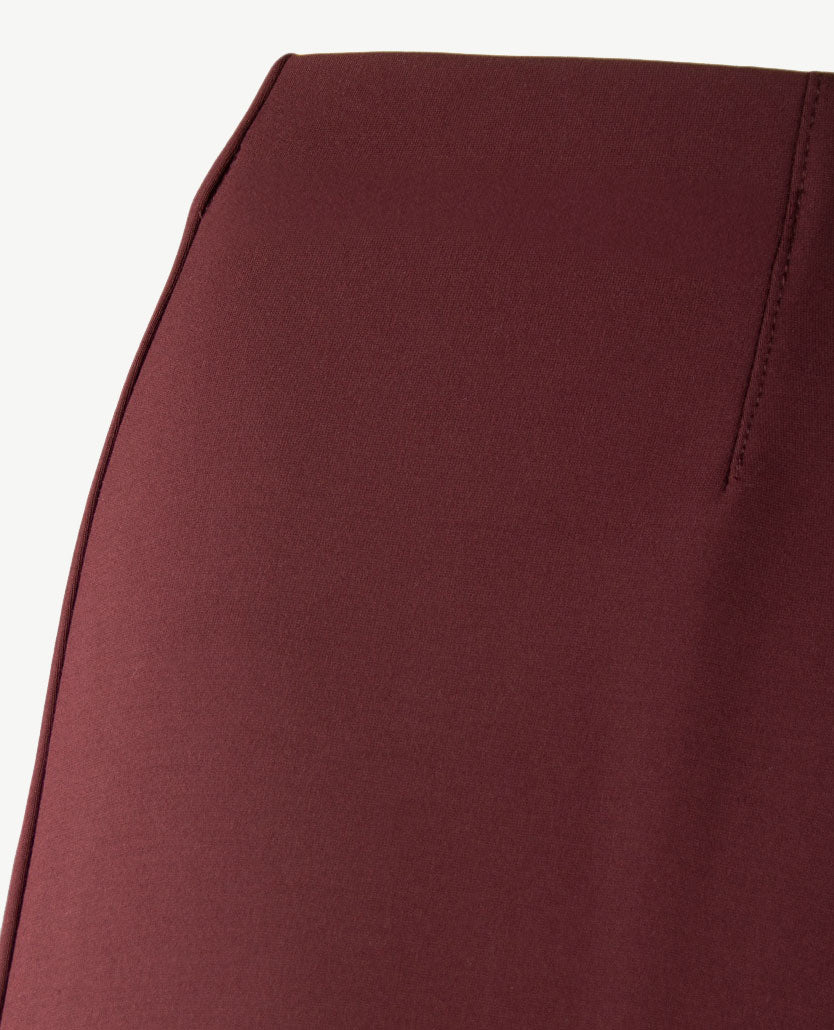 Brax Raphaela - Lillyth  Flared new - Instapbroek dames met elastische band - jersey - Merlot