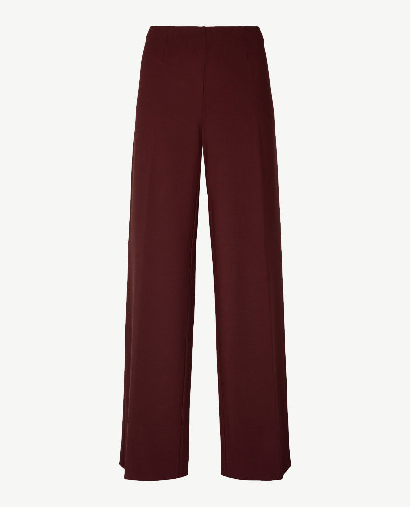 Brax Raphaela - Lillyth  Flared new - Instapbroek dames met elastische band - jersey - Merlot