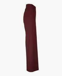 Brax Raphaela - Lillyth  Flared new - Instapbroek dames met elastische band - jersey - Merlot