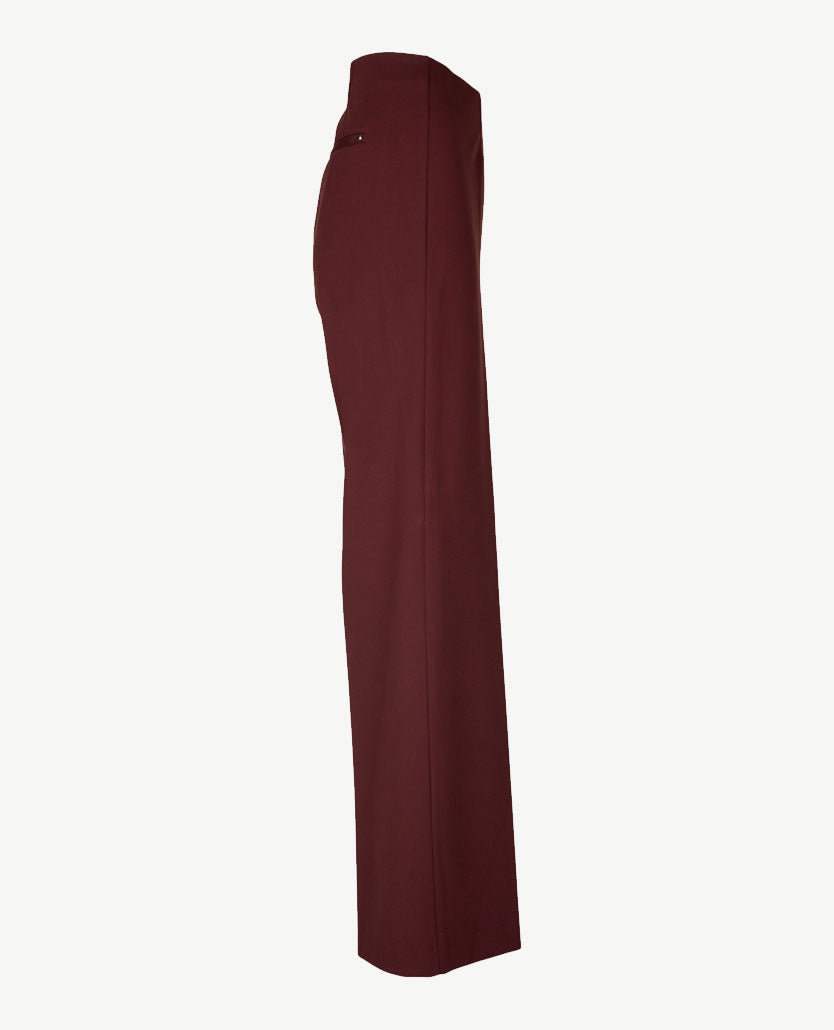 Brax Raphaela - Lillyth  Flared new - Instapbroek dames met elastische band - jersey - Merlot