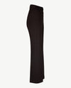 Brax Raphaela - Lillyth  Kick - Elastiek rondom jersey - Korte lengte - Krijtstreep met glansgaren - Zwart