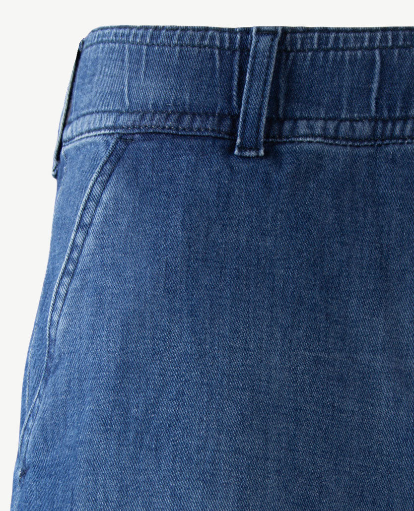 Brax Raphaela - Maine - Elastiek rondom - jeans - Mid Blue