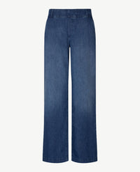Brax Raphaela - Maine - Elastiek rondom - jeans - Mid Blue - Korte lengte