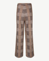 Brax Raphaela - Maine - Elastiek rondom - Normale lengte - Grote ruit - Camel met navy