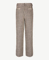 Brax Raphaela - Maine - Elastiek rondom - Korte lengte - Pied de cocq - Zwart met wit