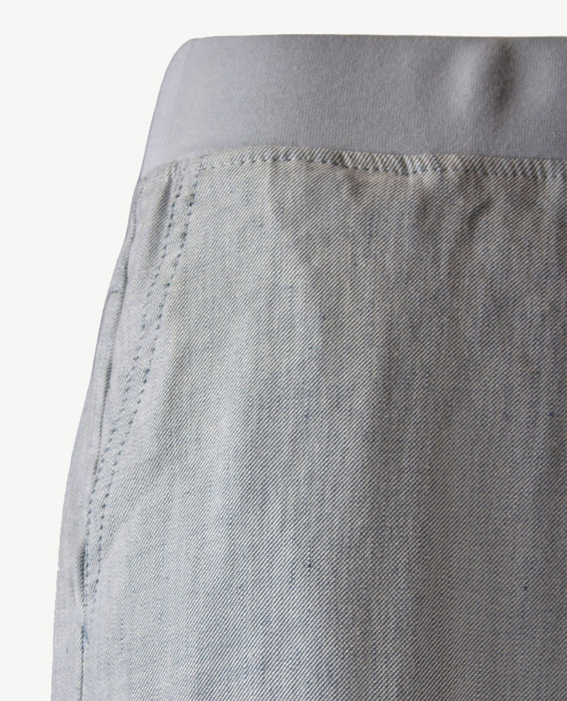 Brax Raphaela - Pam - Elastiek rondom - Linnenlook - Normale  lengte - Blue mêlée