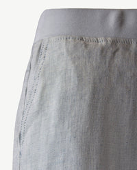 Brax Raphaela - Pam - Elastiek rondom - Linnenlook - Korte  lengte - Blue mêlée