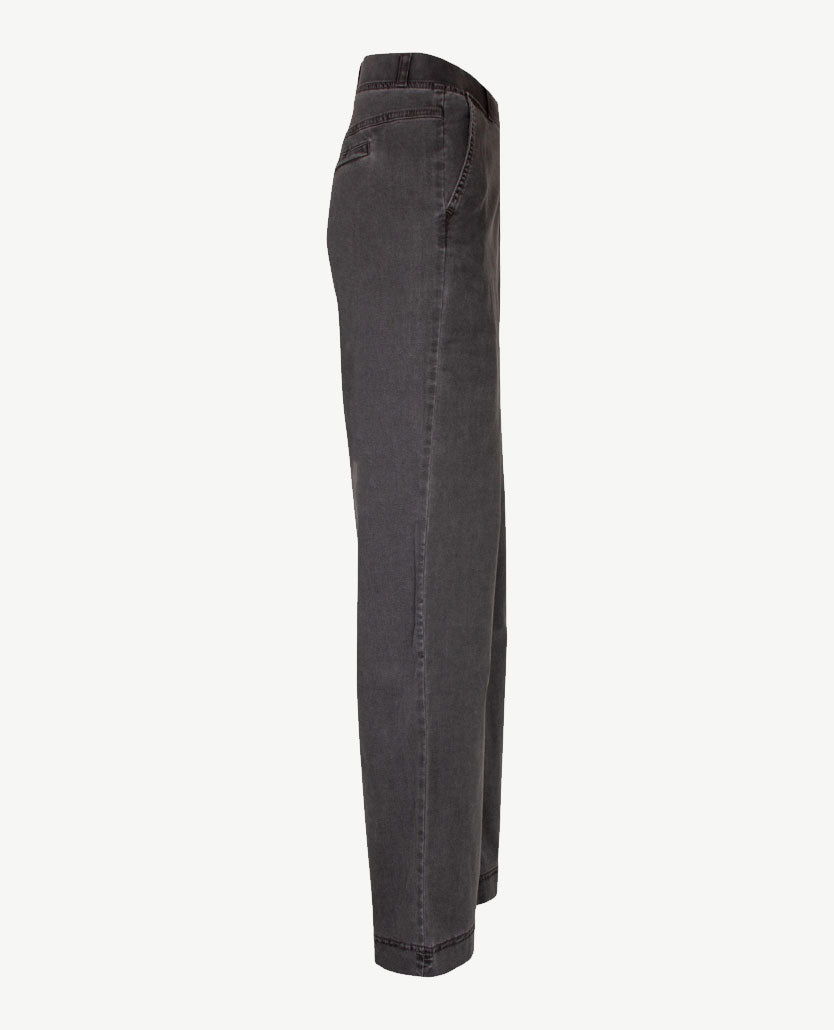 Brax Raphaela - Pam Flared - Elastiek rondom - Jeans - Normale  lengte - Dark grey