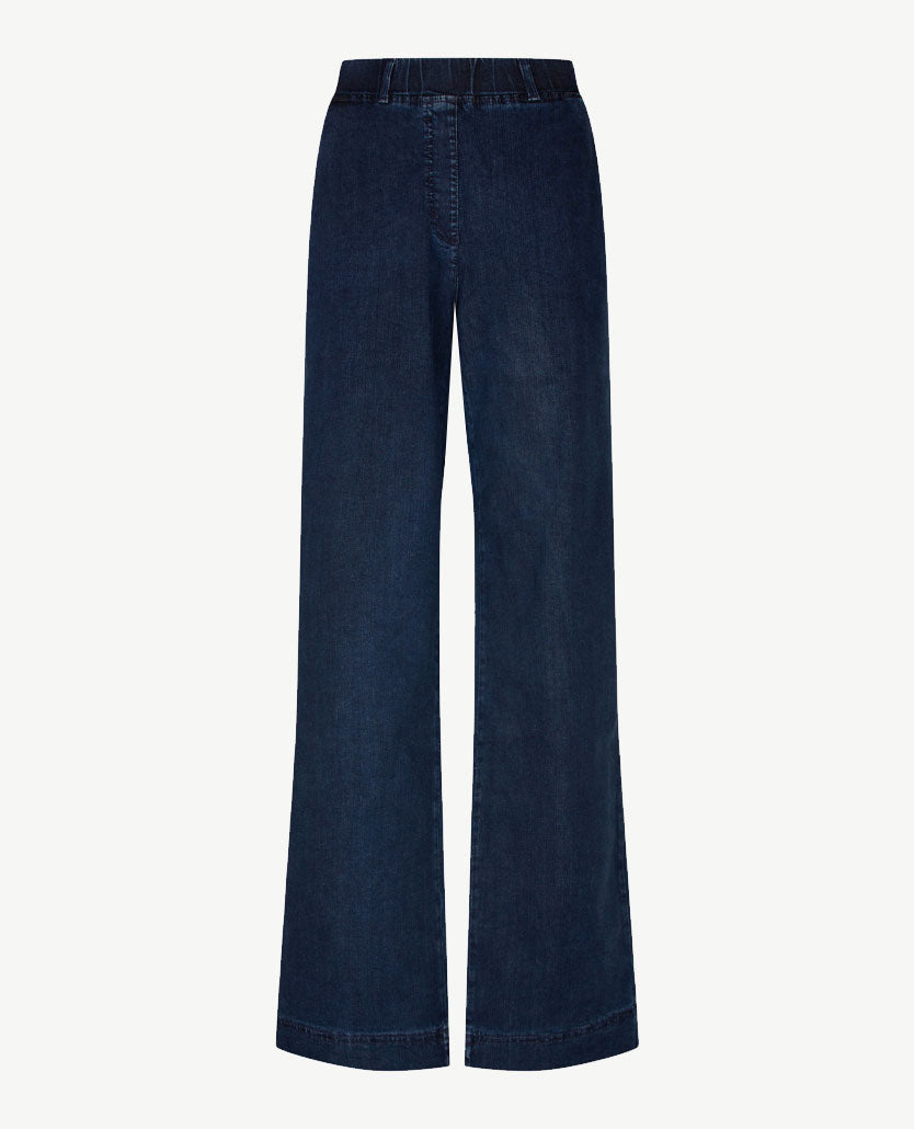 Brax Raphaela - Pam Flared - Elastiek rondom - Jeans - Normale  lengte - Dark blue