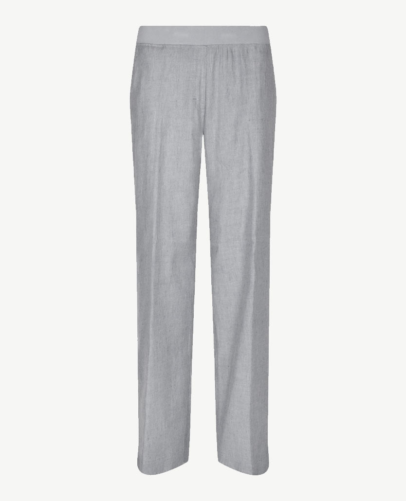 Brax Raphaela - Pam - Elastiek rondom - Linnenlook - Normale  lengte - Blue mêlée