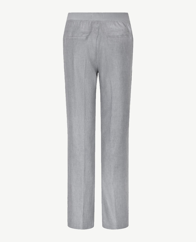 Brax Raphaela - Pam - Elastiek rondom - Linnenlook - Normale  lengte - Blue mêlée